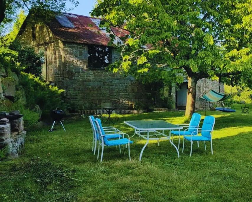 Maison En Pierre Au Milieu Du Bocage Coulouvray-Boisbenâtre Dış mekan fotoğraf